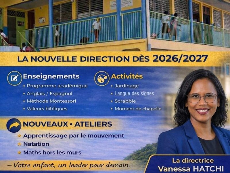 Nouvelle direction — École La Persévérance de Baillif